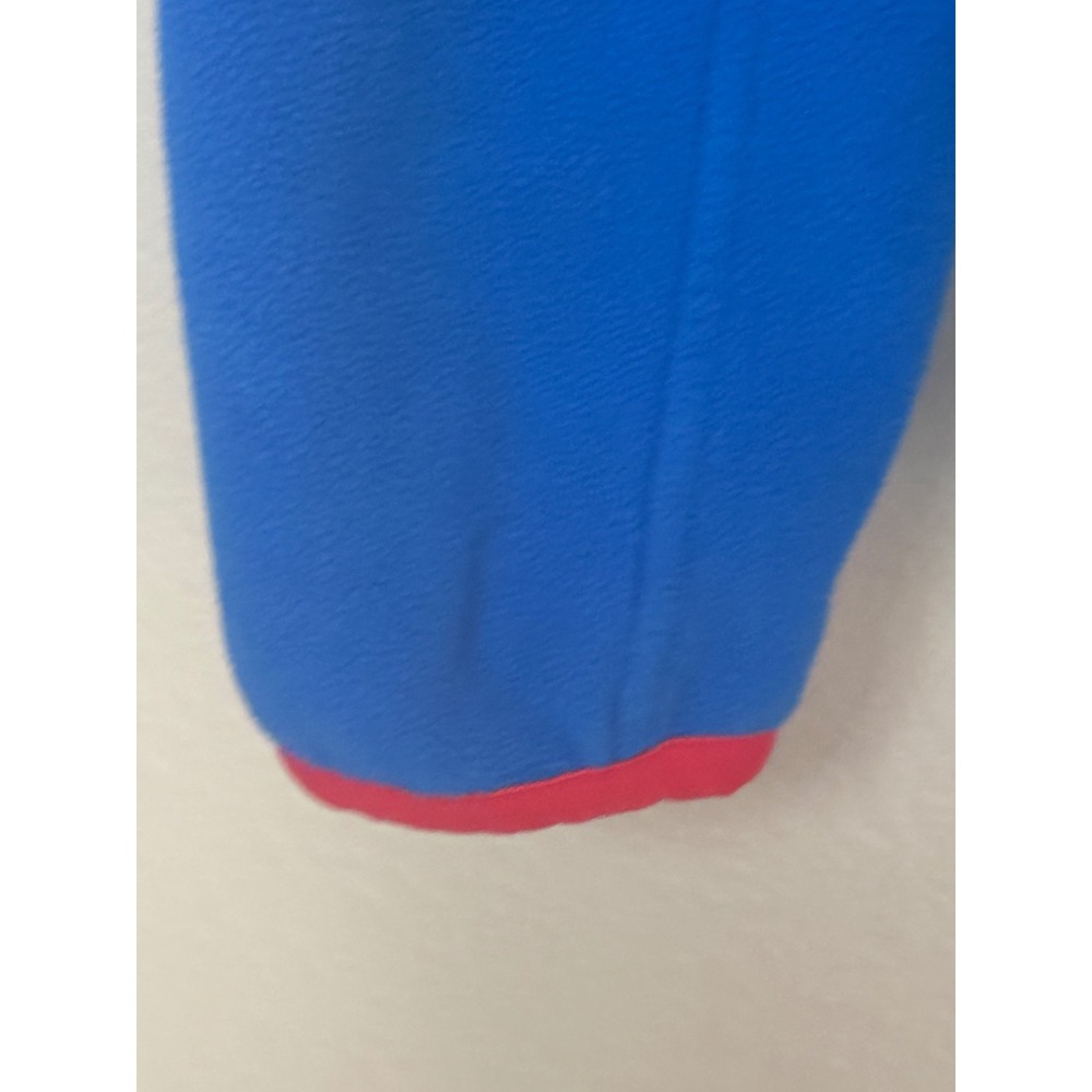 Vineyard Vines Mens Blue Red Colorblock Fleece 1/4 Zip Pullover Jacket Medium - Picture 4 of 8
